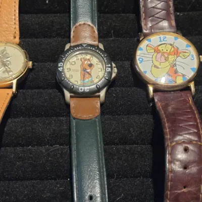 Walt Disney, Scooby Doo, And Tiger Too Watches
