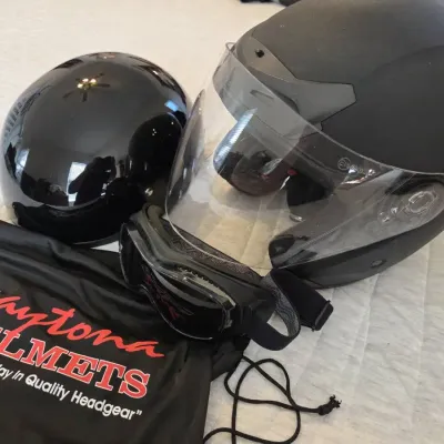 Daytona, Fuller Motorcycle Helmets And Riding Glasses