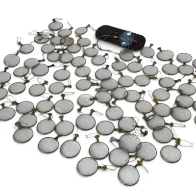 Antique Optical Lenses "OPTICS GLASGOW" 