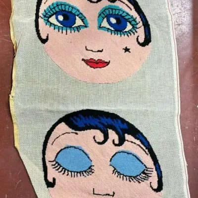 Sun And Moon Ladies Needlepoint Canvas