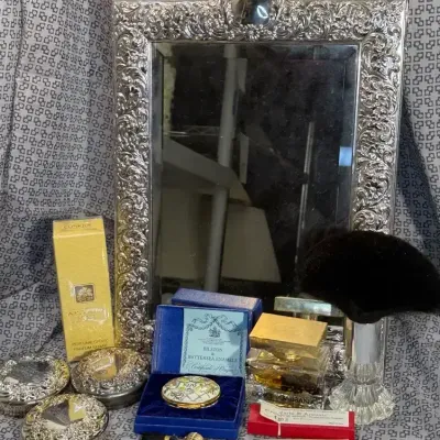 Horchow Mirror, Perfume, Scent Bottles & Other Vanity Items