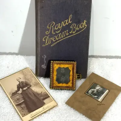 Antique Photo & Cabinet Card and The Royal Dream Book 