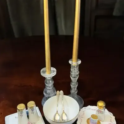 Porcelain Salt & Pepper Shakers, Limoges, Decorative Spoons & More 