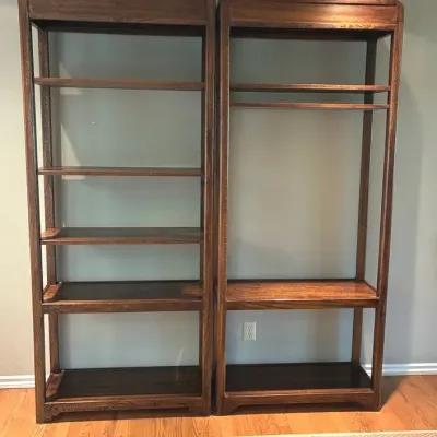 Pair Of Wooden Etageres 