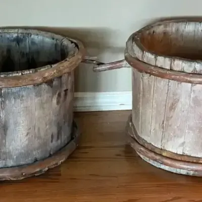 American Provincial slop buckets 