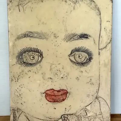 Artwork Titled "Lips" By Shawn Doll 