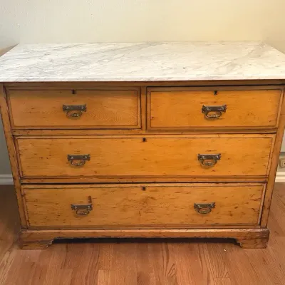 Marble Top Chest Of Drawers 