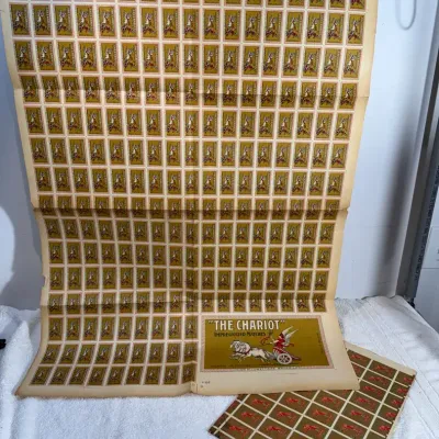 "The Chariot" Impregnated Matches Uncut Sheet