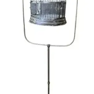 Rustic Bird Cage With Stand