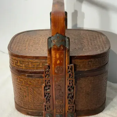Chinese Bamboo Wedding Basket