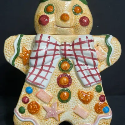 Vintage Gingerbread Man Cookie Jar