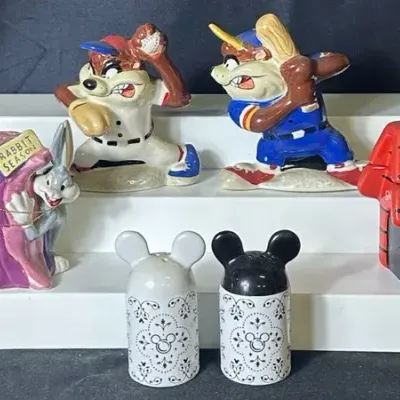 Looney Tunes, Peanuts & Disney Character Salt & Pepper Shakers