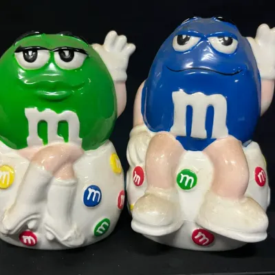 Vintage M&M's Character Salt & Pepper Shakers