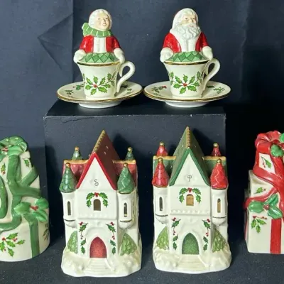 Lenox Holiday Salt & Pepper Shaker Collection