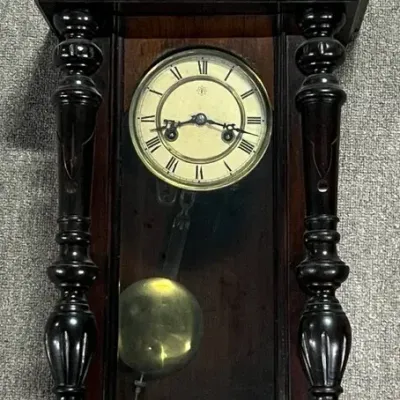 Antique German Two-Weight Wall Clock - Restoration Project