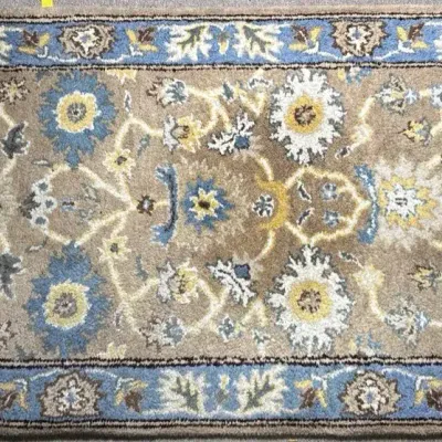 Safavieh Heritage Camel & Blue Wool Area Rug - 3' x 5'