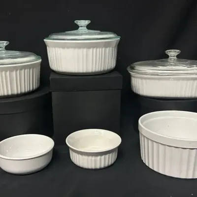 CorningWare French White Bakeware & Casserole Collection