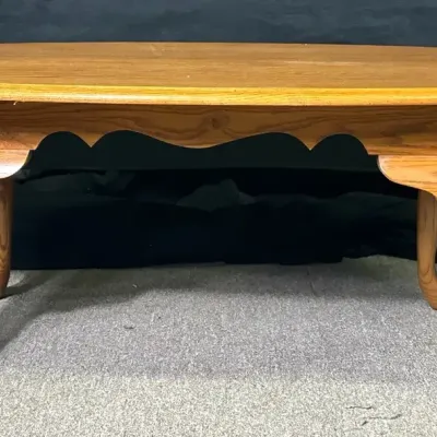 Null Furniture Oak Oval Coffee Table