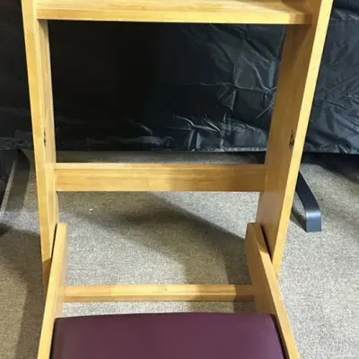 Robert Smith Folding Prayer Kneeler With Padded Cushion