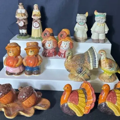 Thanksgiving & Fall Salt & Pepper Shaker Collection