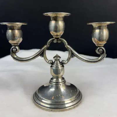 Sterling Silver Reinforced Candelabra