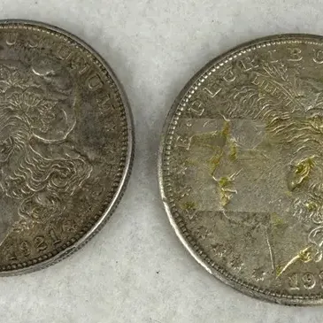 1921 Morgan Silver Dollars
