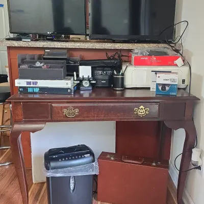 Home Office Desk, Canon Printer, LG & Vizio TVs