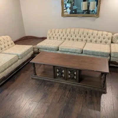 4 Piece Victorian Sectional