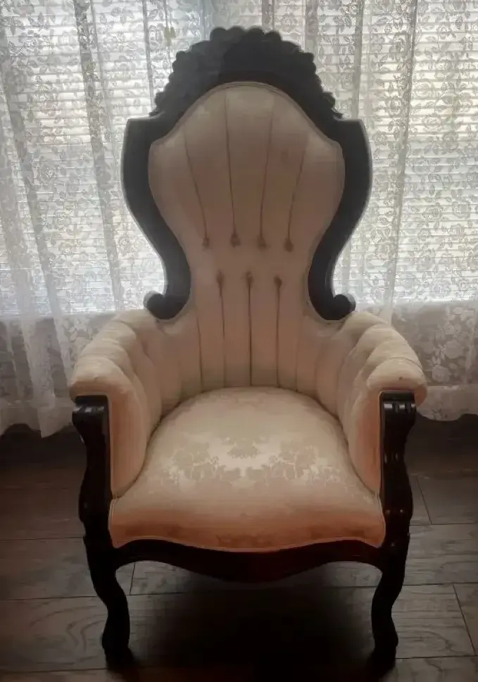 Martha M. House Victorian Style Parlor Chair