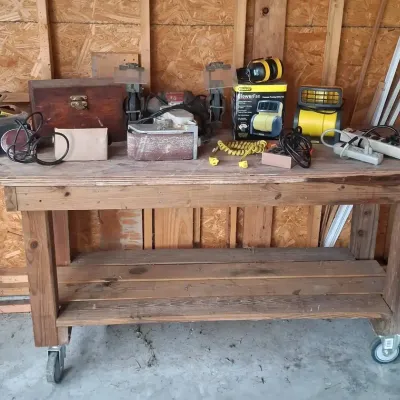 Rockwell Grinder, Belt Sanders & Rolling Workbench