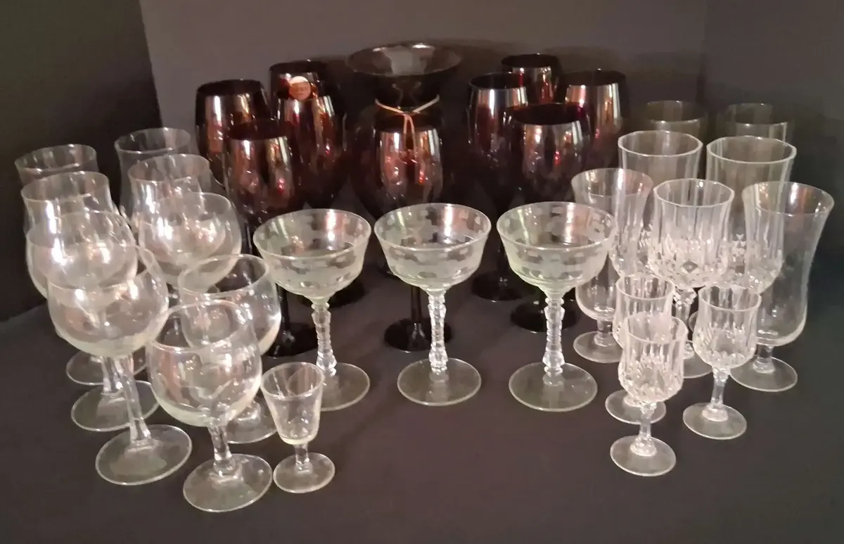Gibson Colored Glassware, Crystal Stemware & More