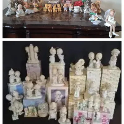 Large Precious Moments Figurine Collection