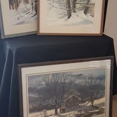 Barbara Gresham & Robert Bollinger Winter Prints