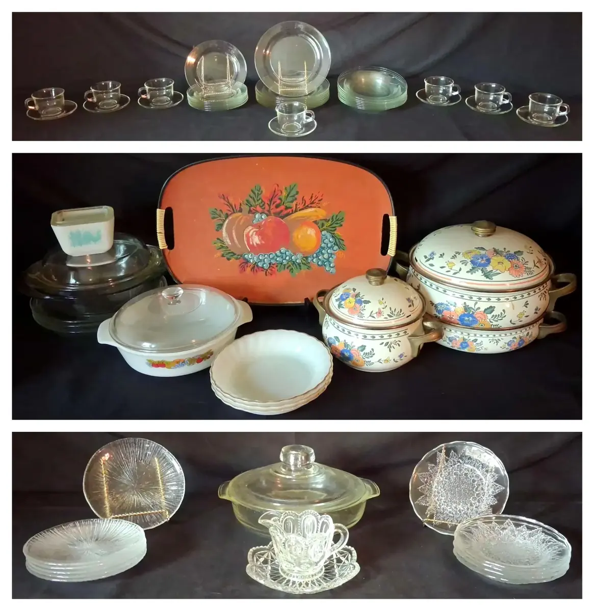 Pyrex, Anchor Hocking & Glass Kitchenware