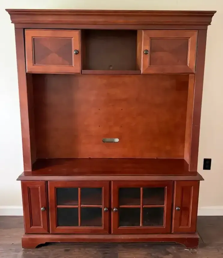 Traditional Two-Piece Entertainment Center