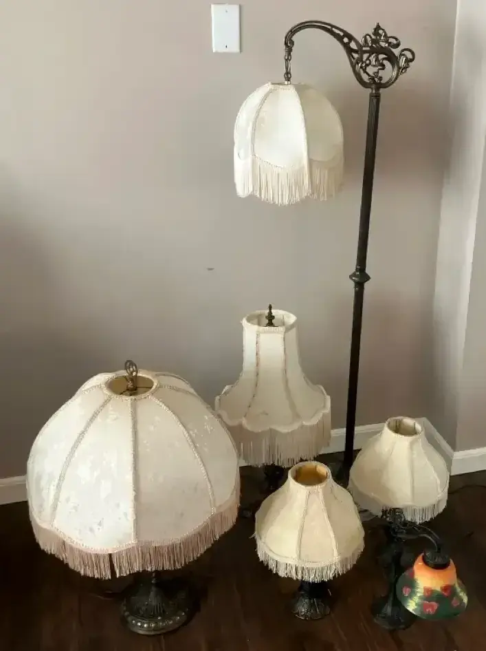 Victorian Style Fringe Lamp Collection