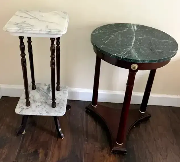 Marble Top Accent Tables