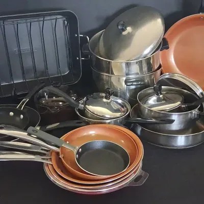 Farberware, Copper Chef & Black+Decker Cookware