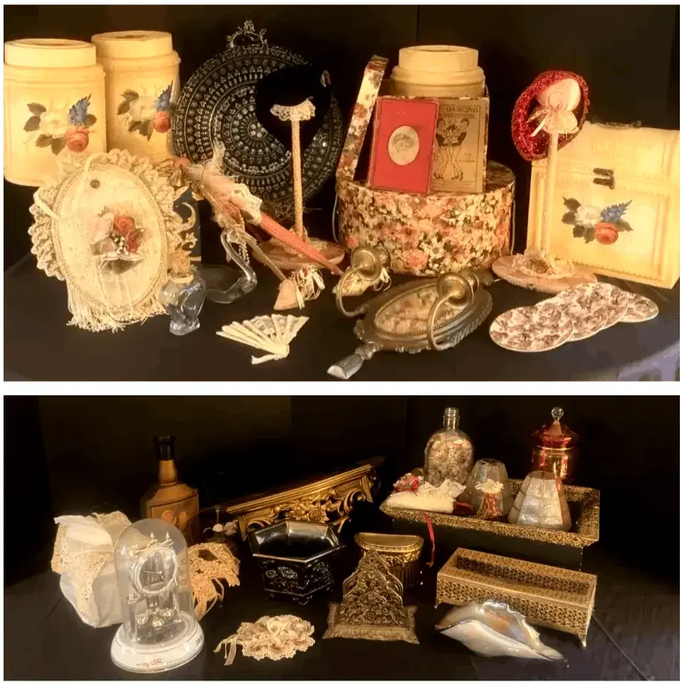 Floral, Gold & Lace Feminine Decor