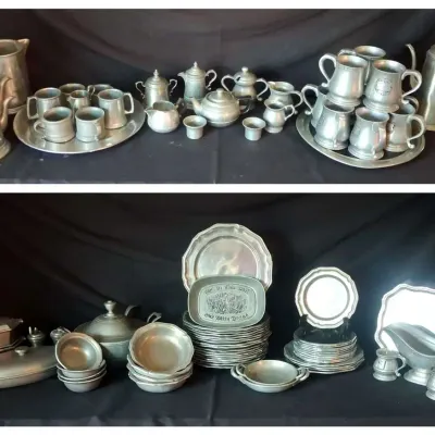 Pewter Serving & Tableware Collection