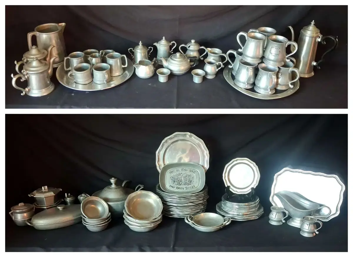 Pewter Serving & Tableware Collection