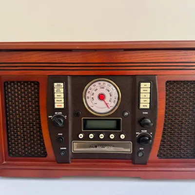 Victrola 5 In 1 Wooden Music Center 