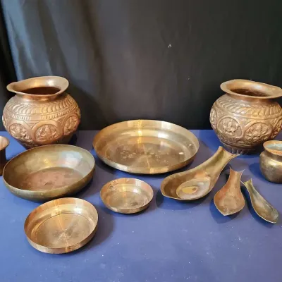 Lot Of Copper Decor