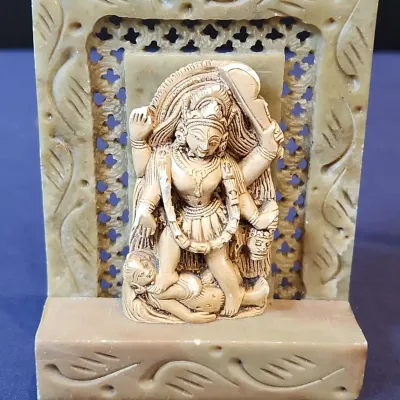 Small Statue of the Hindu Goddess Kali Standing Over Lord Shiva