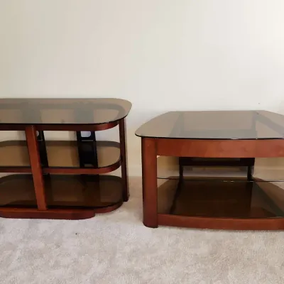 Tempered Glass Display Tables 