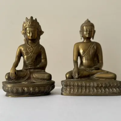 Crowned Buddhist Figurines 