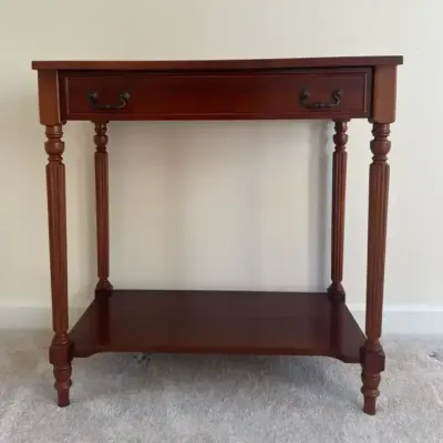 Bombay Mahogany One Drawer Console