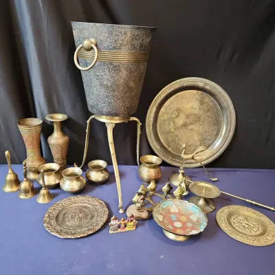 Lot Of Brass Decor 