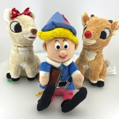  05 Gemmy Industries Animated Rudolph the Red-Nosed Reindeer Rudolph, Clarice, and Hermey the Elf