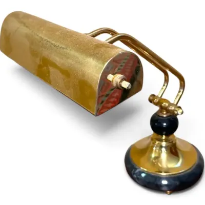 Brass Banker Lamp